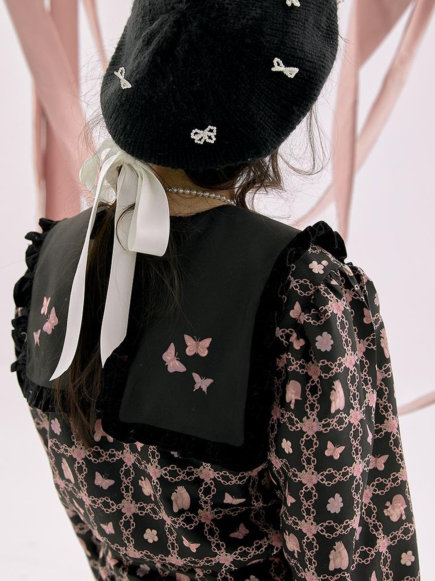 Daytoday Anatomical Girl Print Bubble Sleeve Shirt