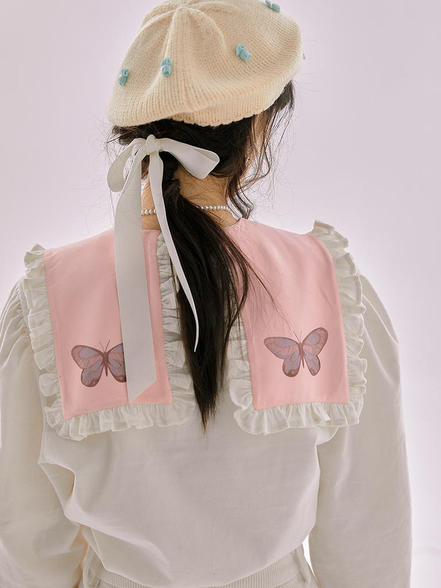 Daytoday Anatomical Girl Print Bubble Sleeve Shirt