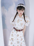 Daytoday Angel Pearl Bubble Sleeve Cotton Shirt