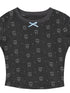 Angel Tears Bear Print Dot T-shirt