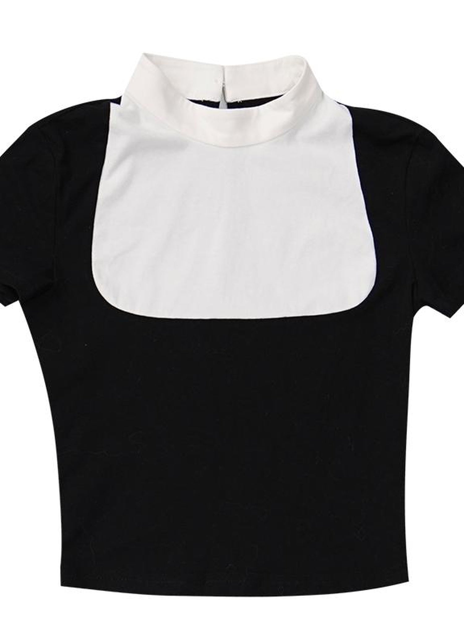 Daytoday Angel Tears Feather Cross Dark Graphic Cotton T-Shirt