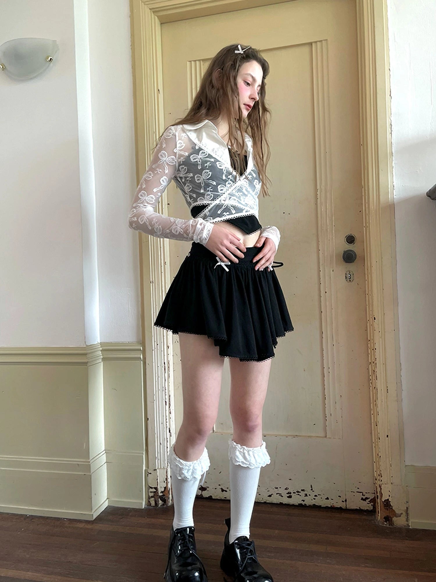 Ballet Skirt with Detachable Layers and Safety Shorts