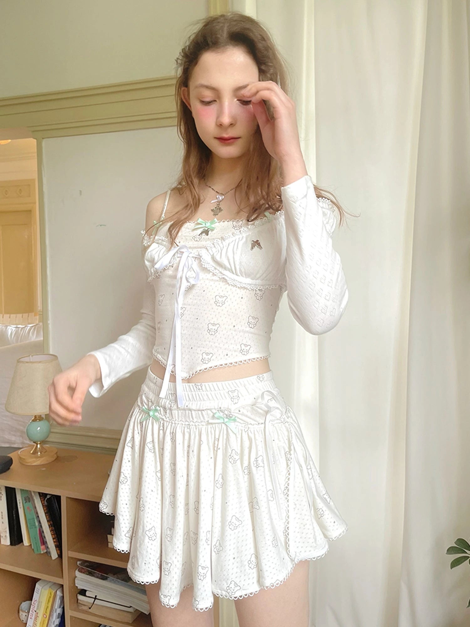 Ballet Skirt with Detachable Layers and Safety Shorts