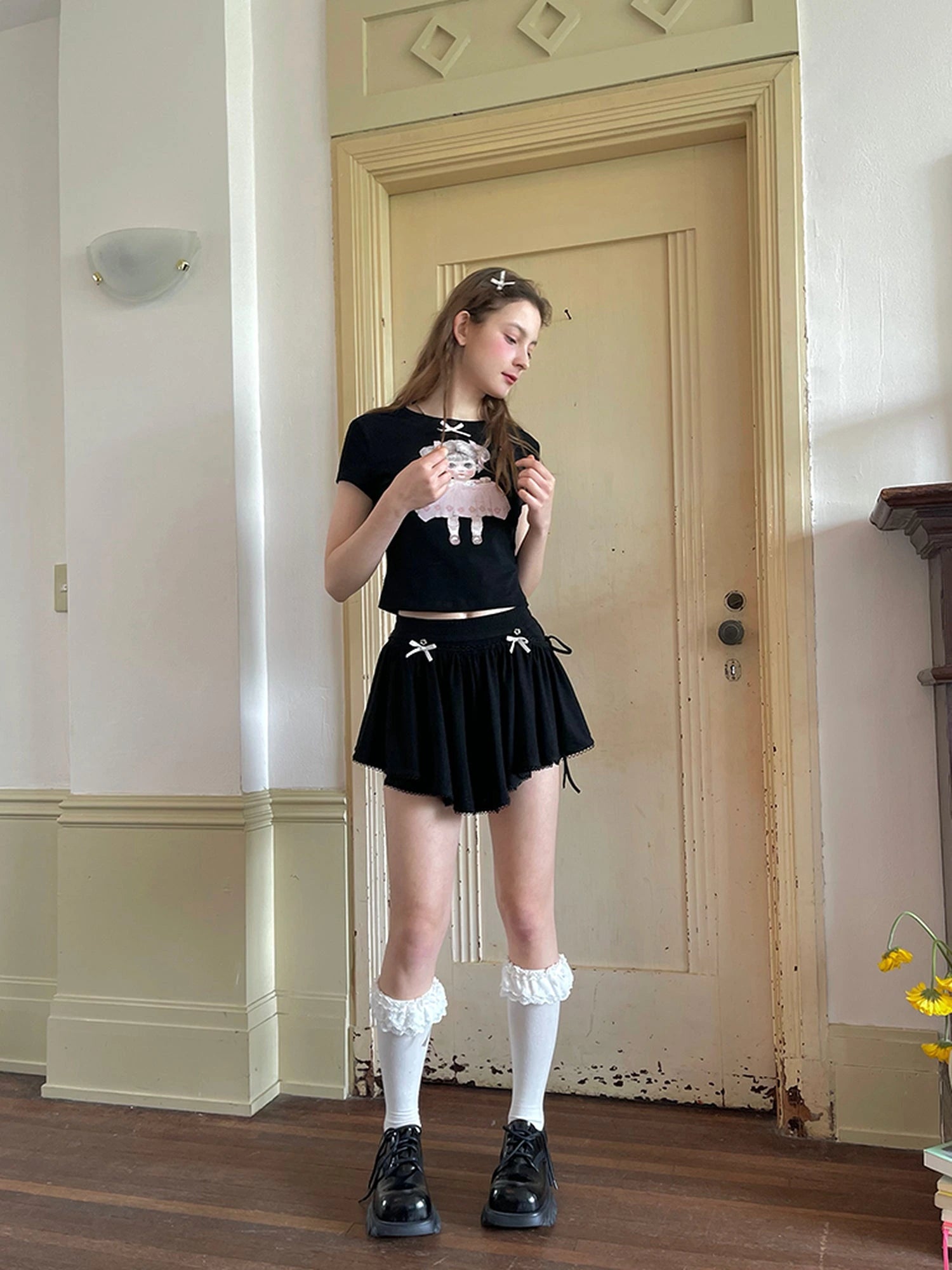 Ballet Skirt with Detachable Layers and Safety Shorts