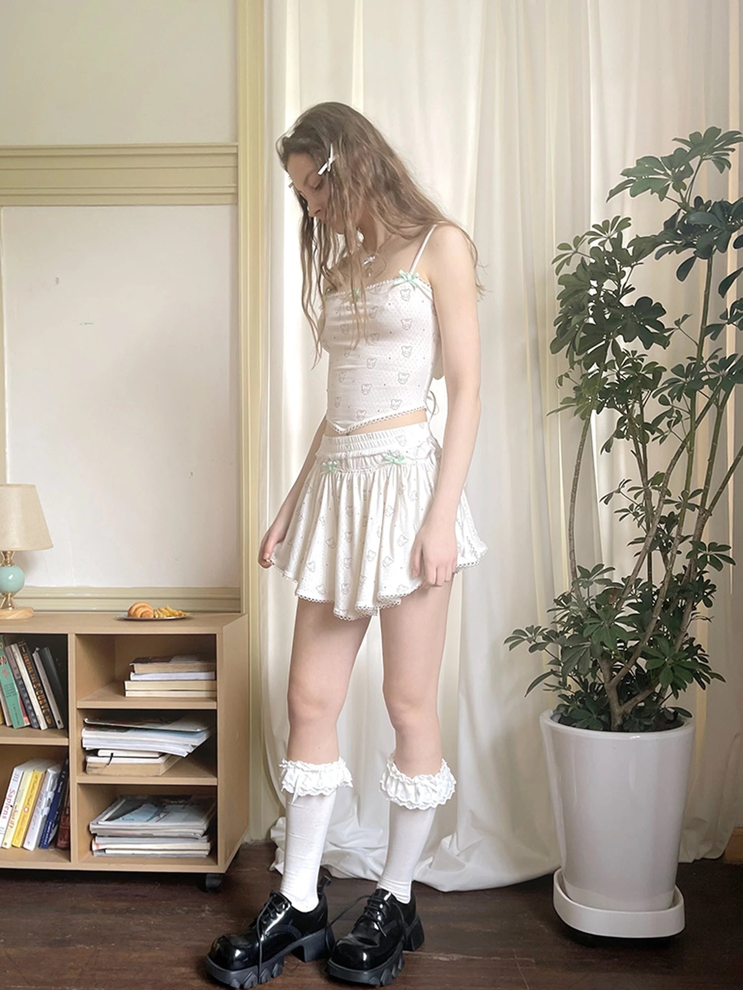 Ballet Skirt with Detachable Layers and Safety Shorts