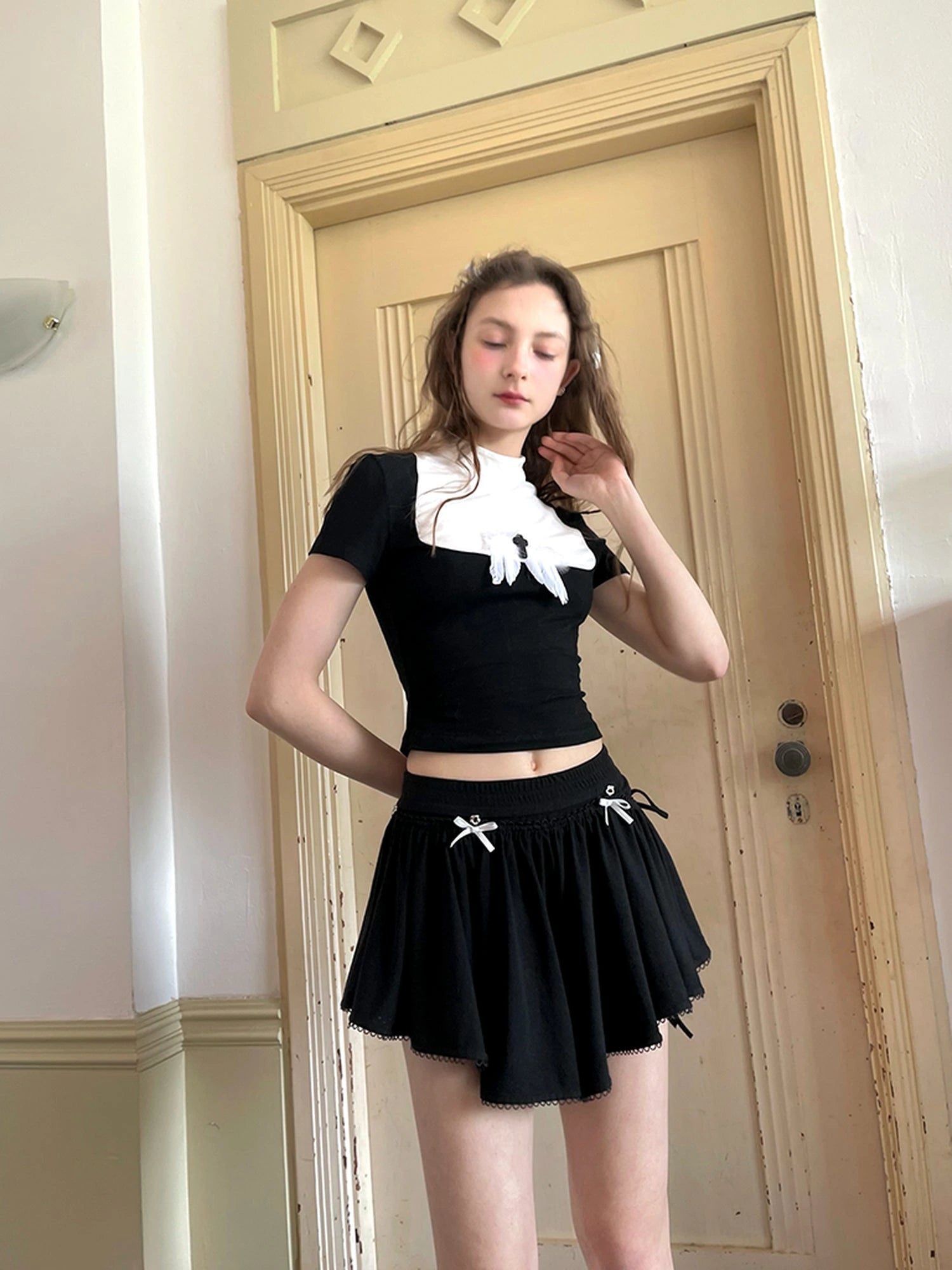 Ballet Skirt with Detachable Layers and Safety Shorts