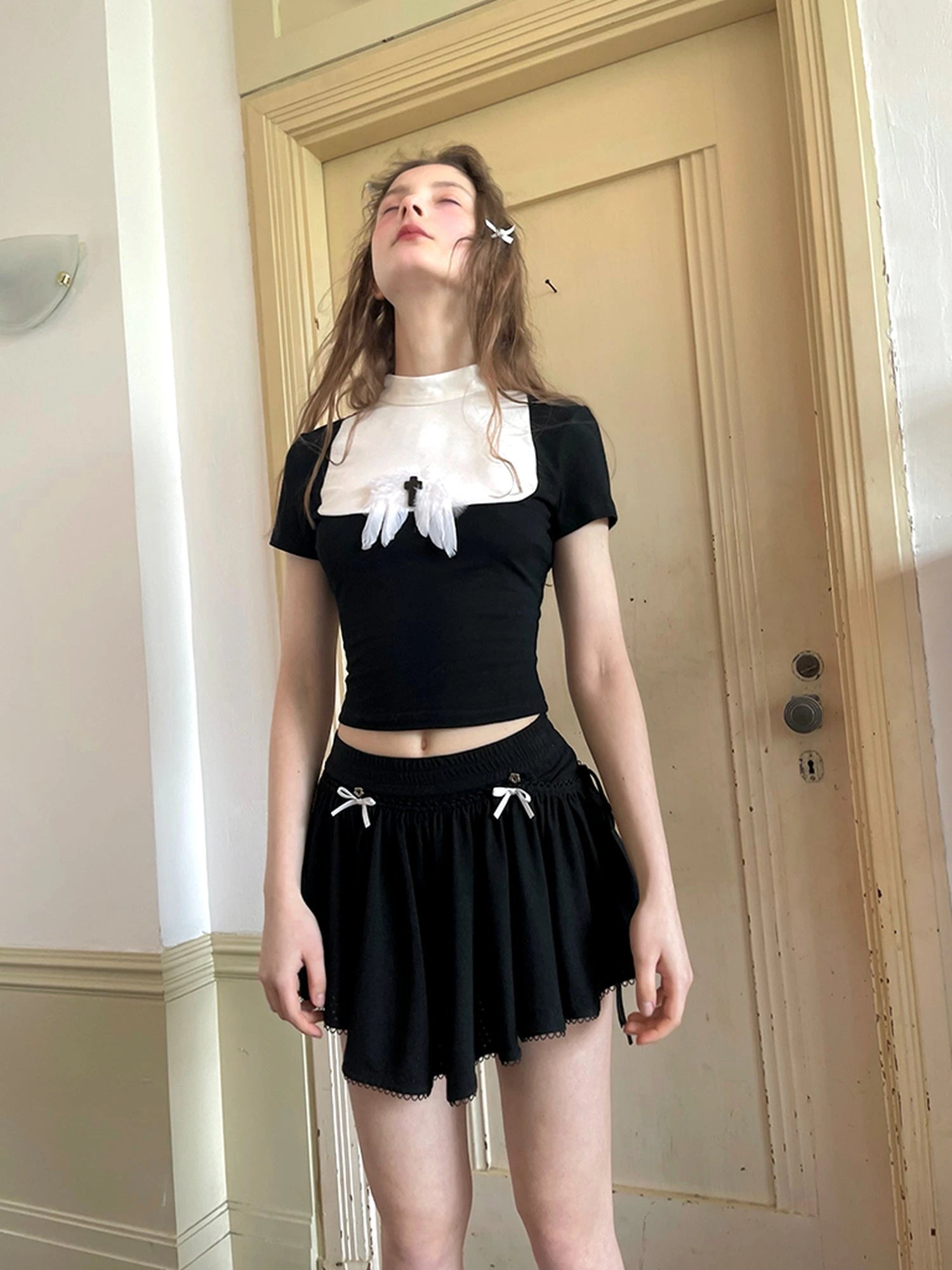 Ballet Skirt with Detachable Layers and Safety Shorts
