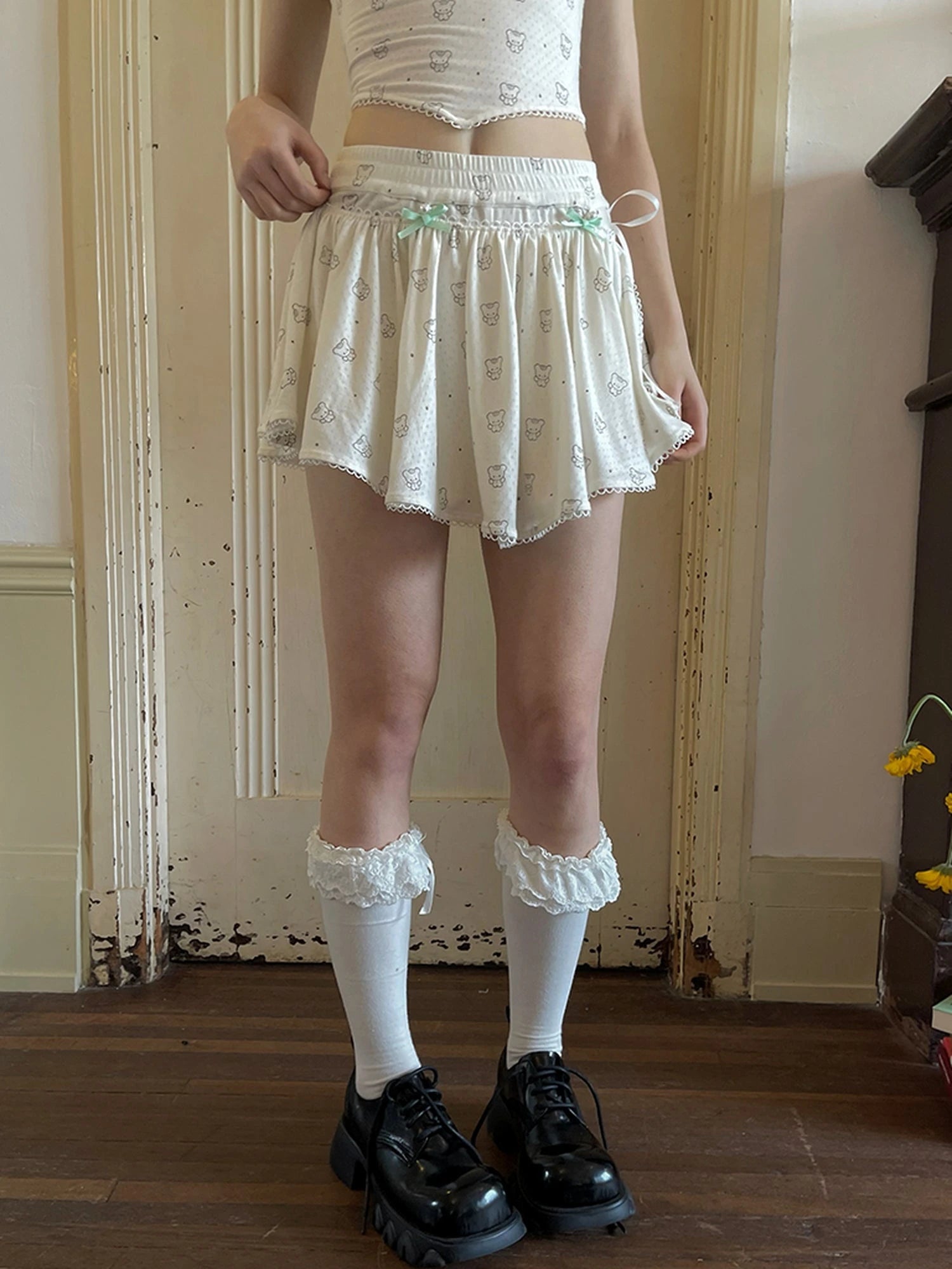 Ballet Skirt with Detachable Layers and Safety Shorts