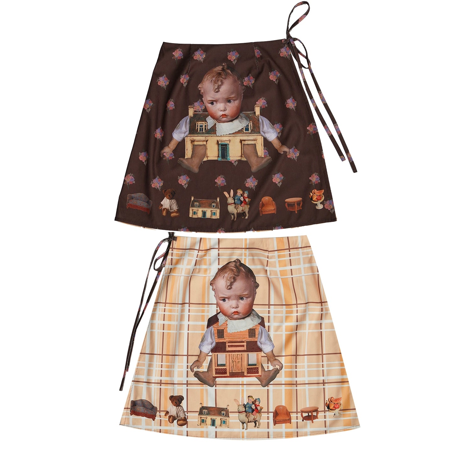 Daytoday_Butterfly_Bow_Transparent_Print_Apron_Skirt_MISSTT