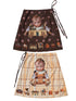 Butterfly Bow Transparent Print Apron Skirt
