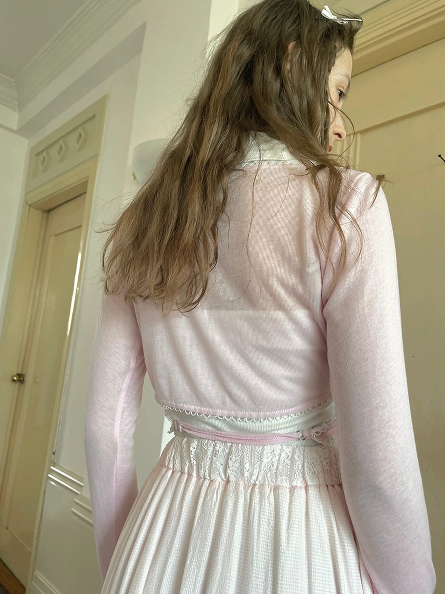 Butterfly Lace Up Crossover Ballet Top