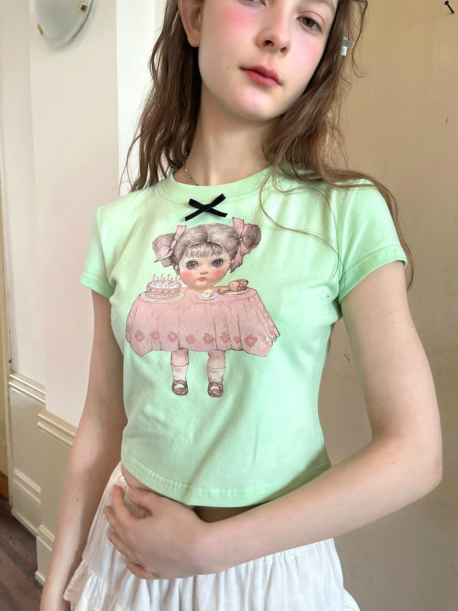 Daytoday Cotton Angel Tee Soft Breathable Casual Fit