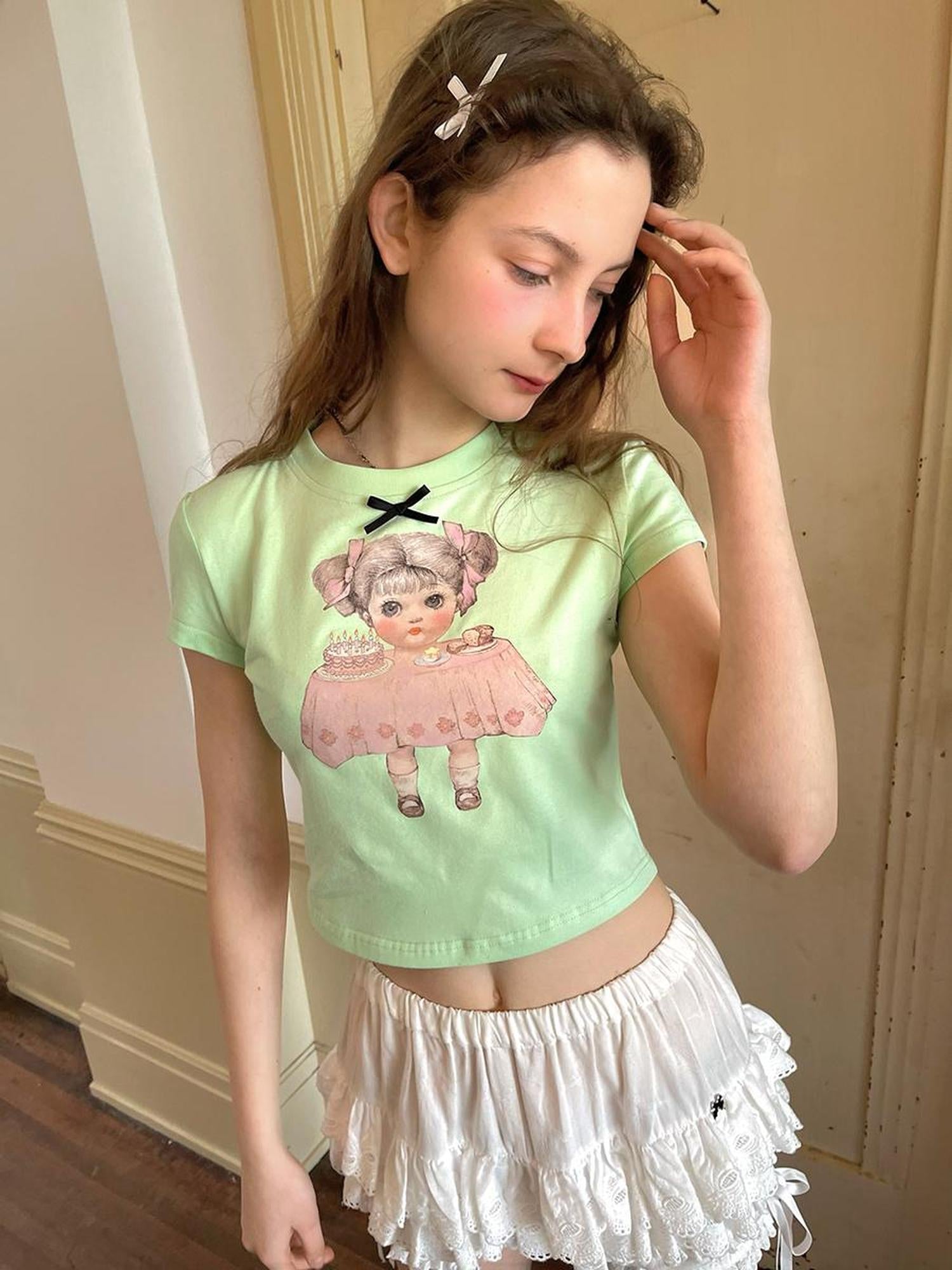 Daytoday Cotton Angel Tee Soft Breathable Casual Fit