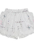 Cotton Bow Print Sleep Shorts