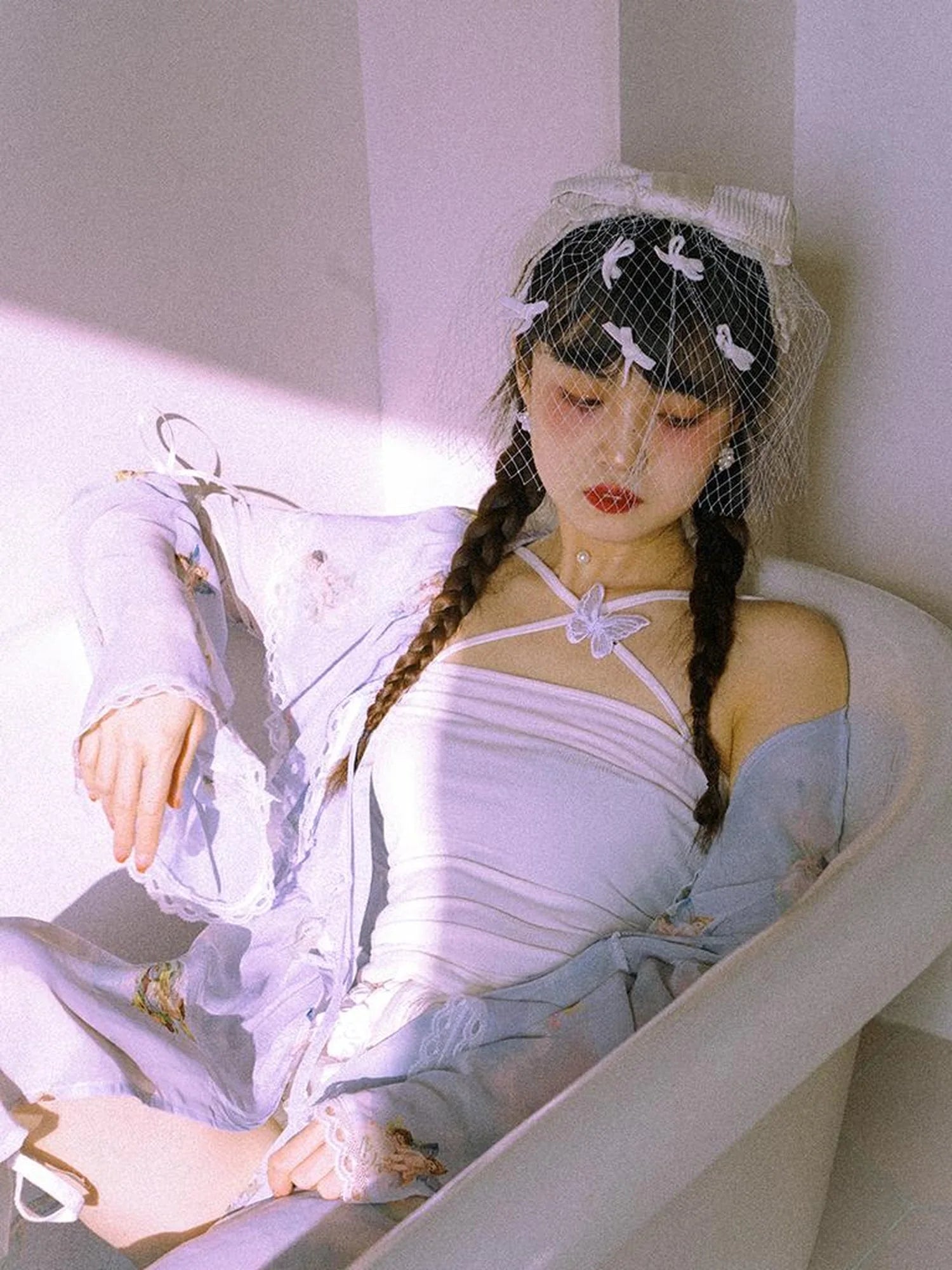 Cross Strap Camisole Knit Vest