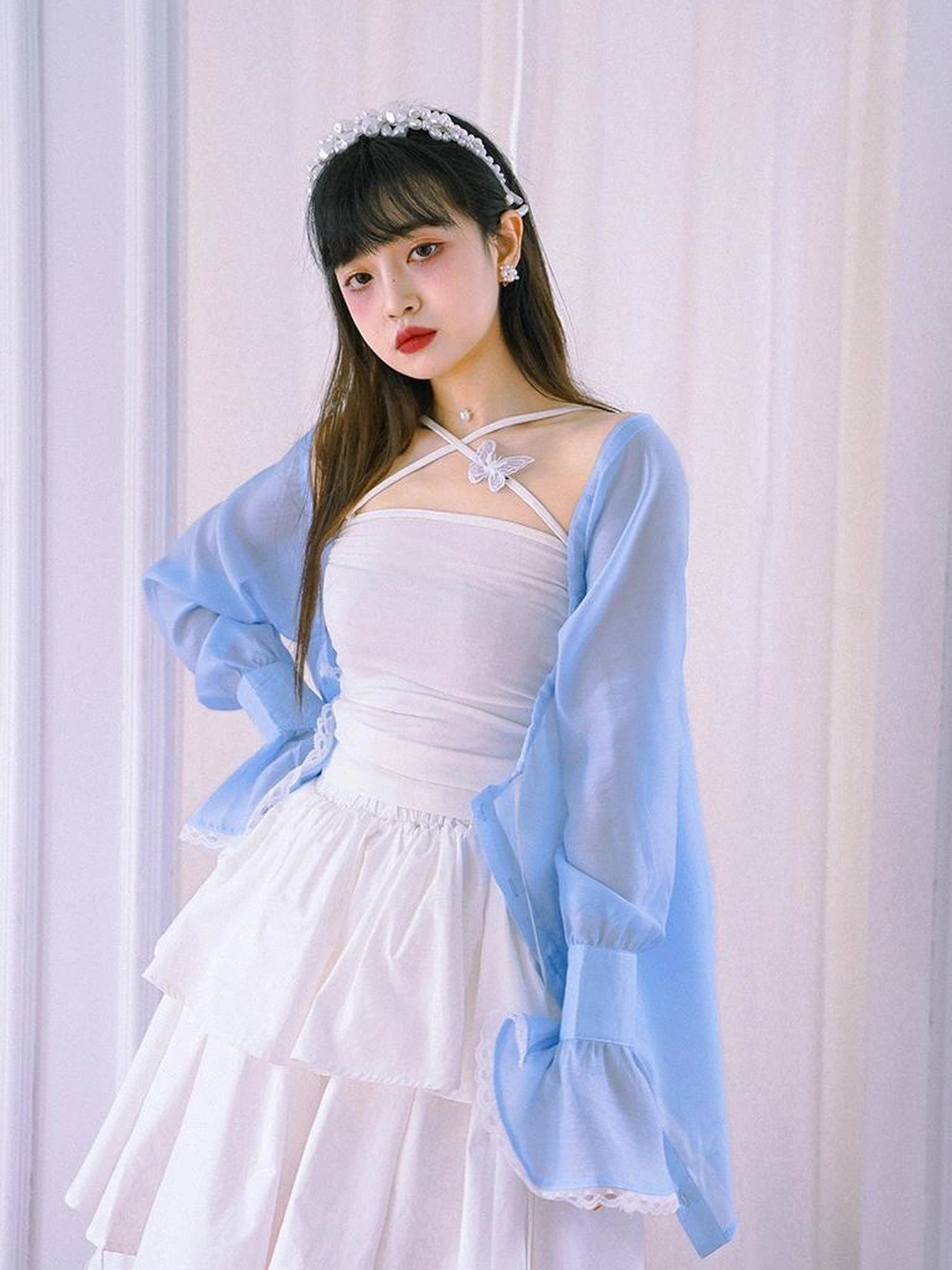 Cross Strap Camisole Knit Vest