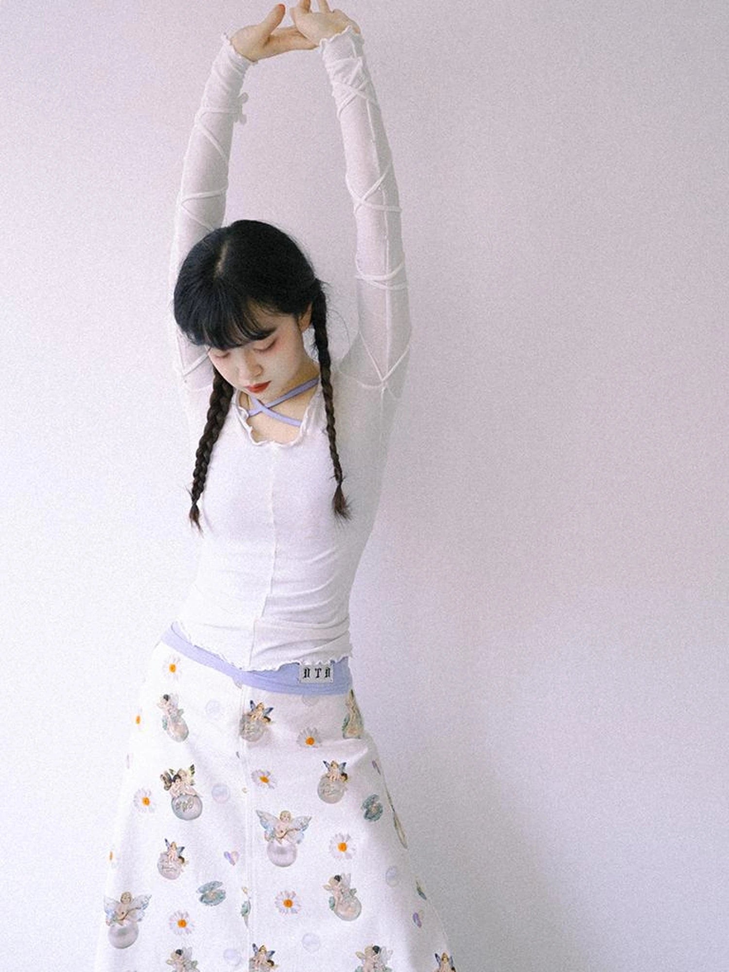 Cross Strap Camisole Knit Vest