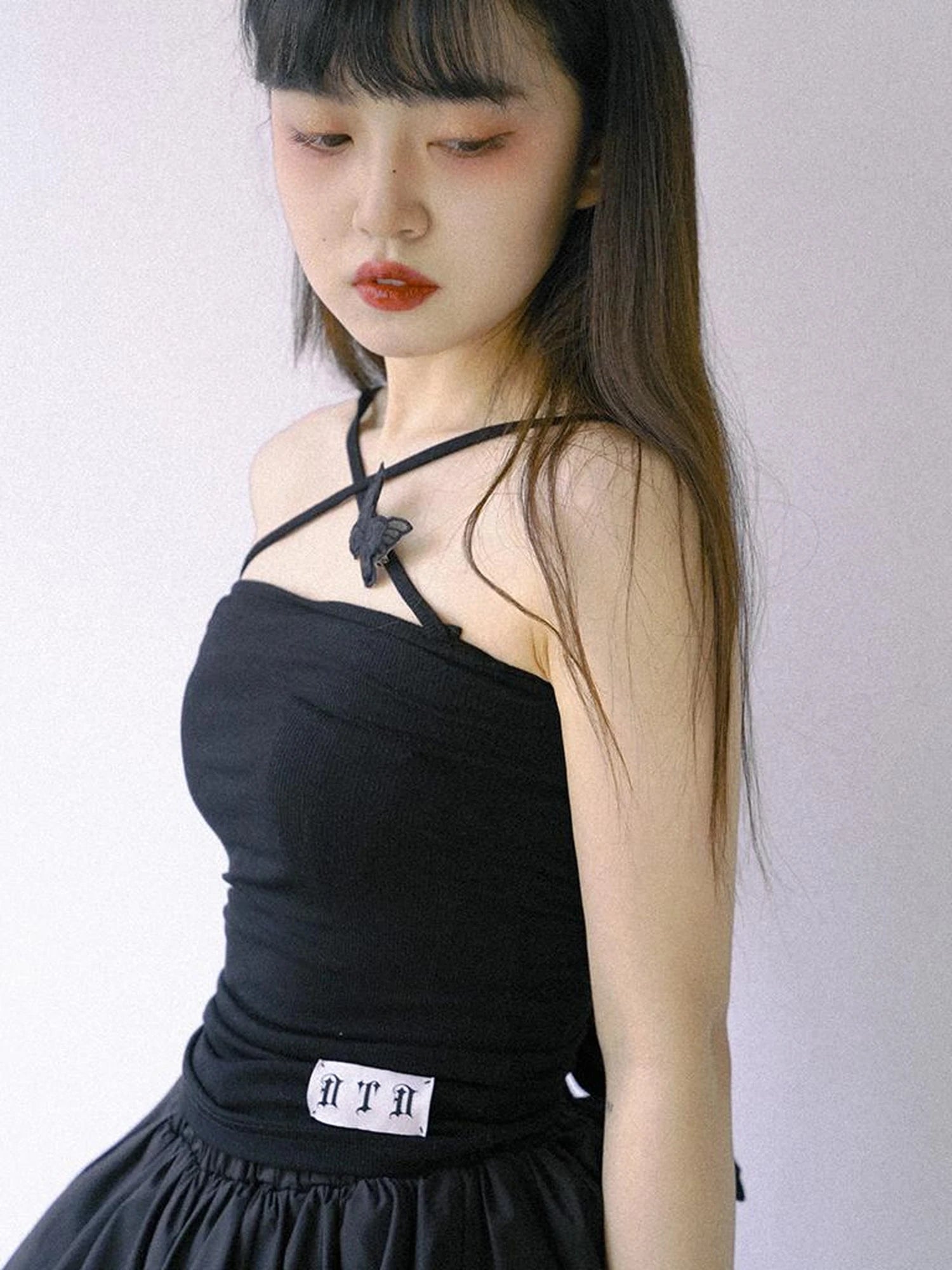 Cross Strap Camisole Knit Vest