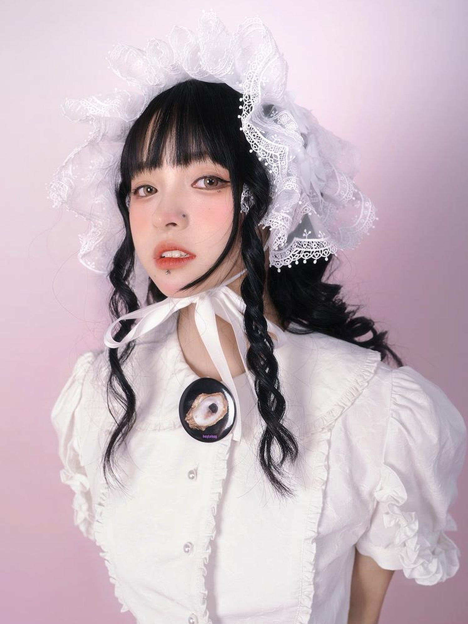 Daytoday Cute Bow Kitten Bear Angel Heart Candle Brooch Pin