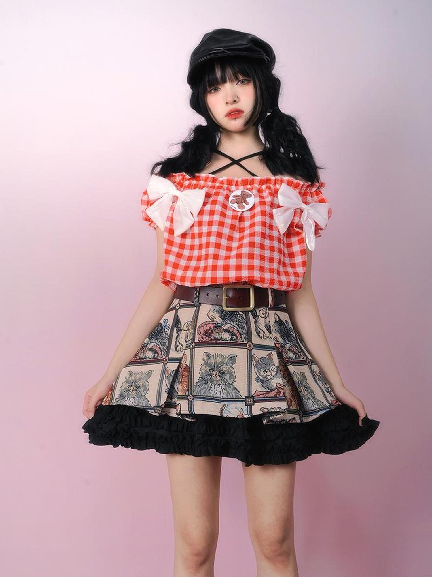 Daytoday Cute Bow Kitten Bear Angel Heart Candle Brooch Pin