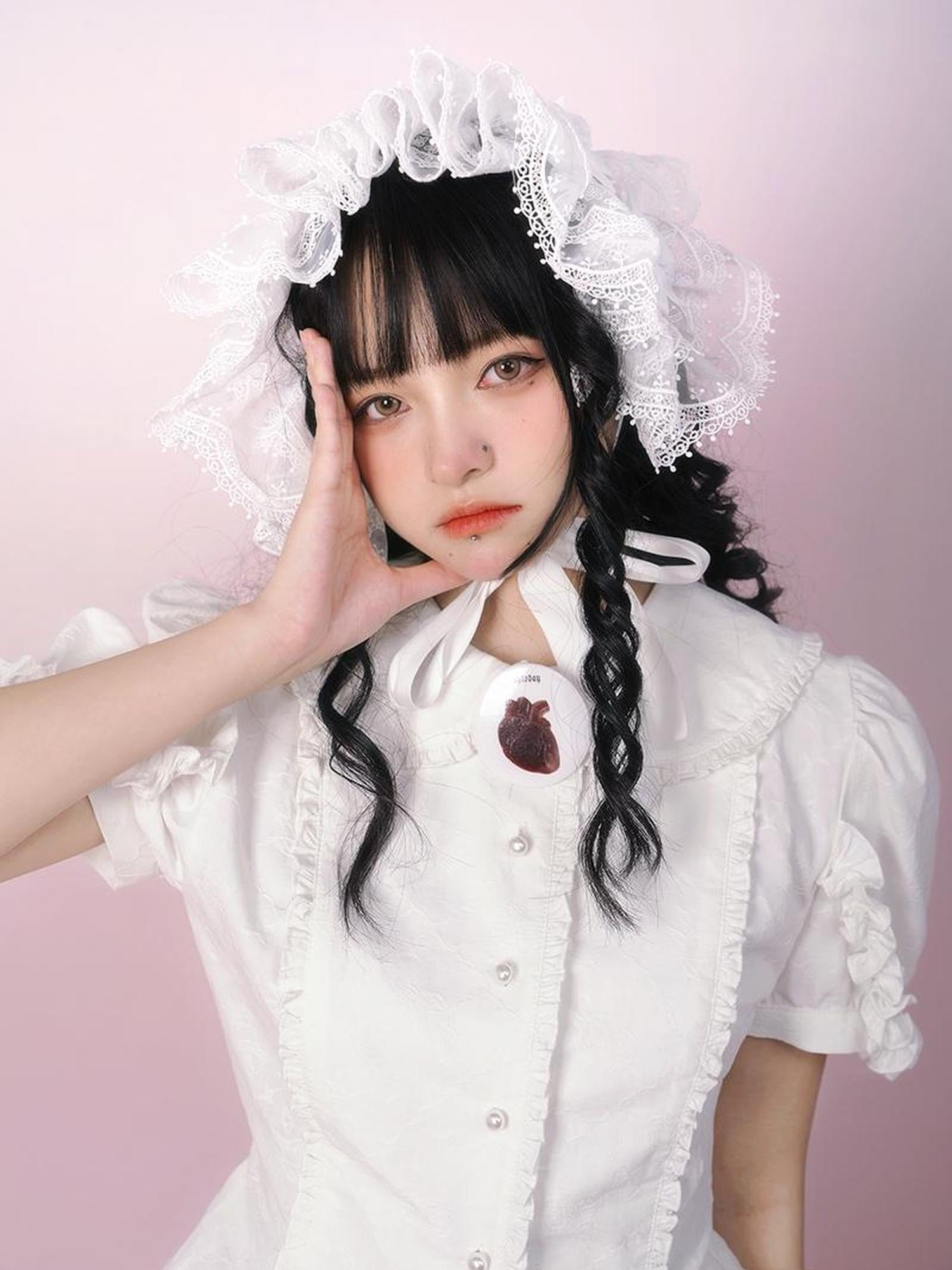 Daytoday Cute Bow Kitten Bear Angel Heart Candle Brooch Pin