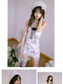 Cute Print Slip Dress With Artist Collab Design