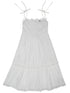 Day To Day Angel Heart Bow Checkered Lace Trim Maxi Dress