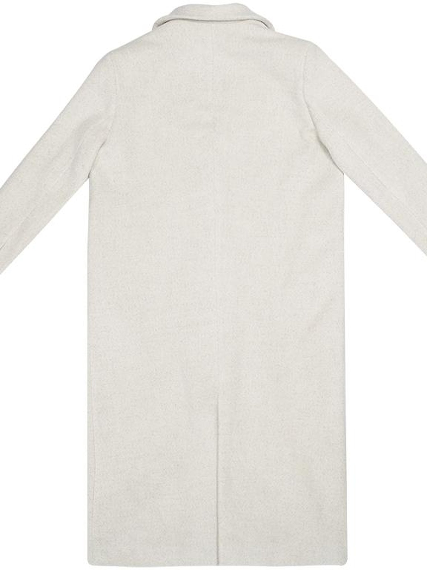 Daytoday Day To Day Embroidered Star Mixed Wool Blend Long Coat