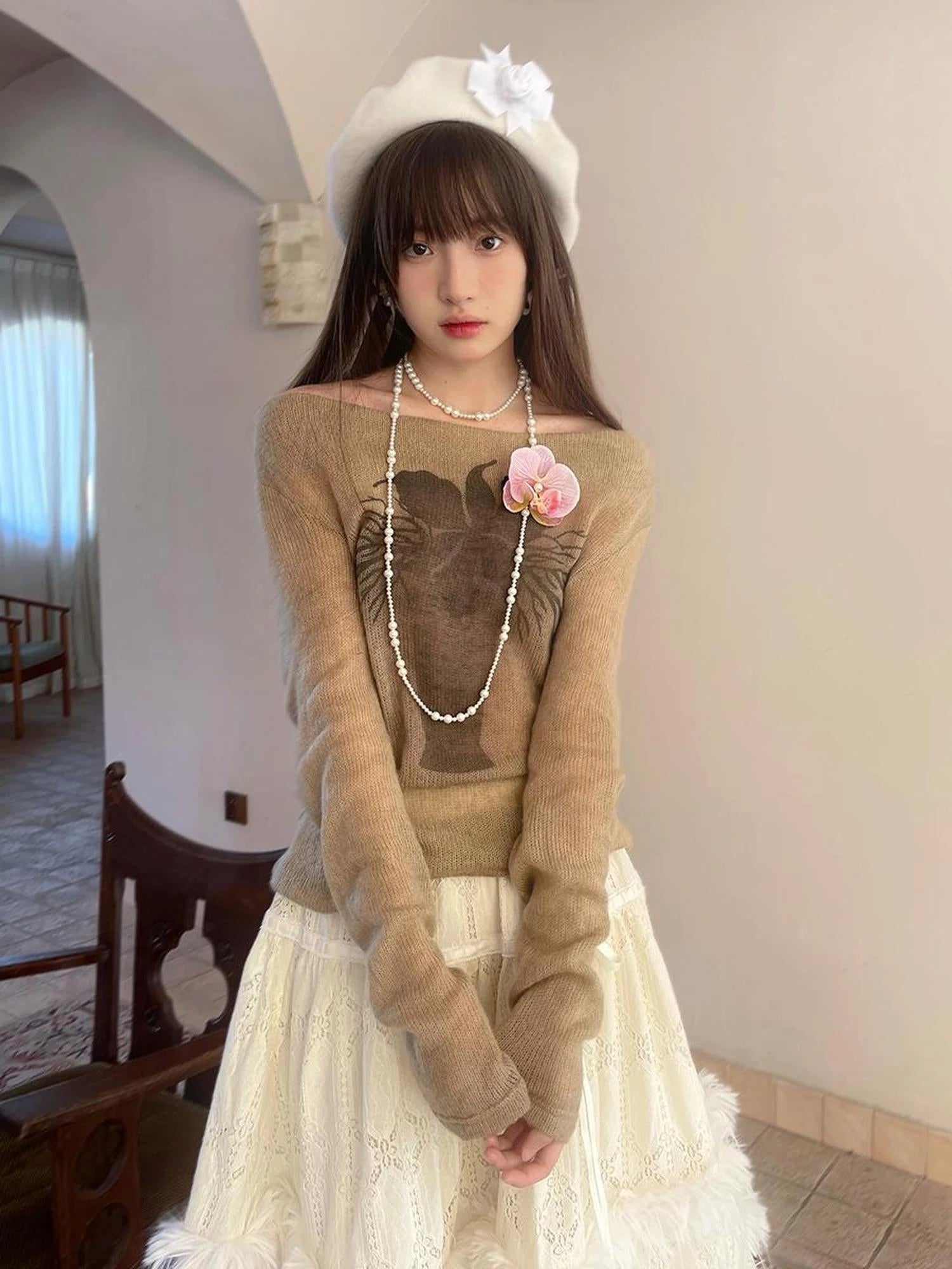 Day To Day Iris Gradient Knit Top