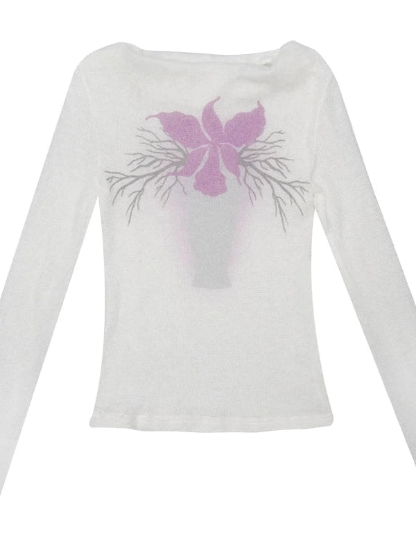 Day To Day Iris Gradient Knit Top