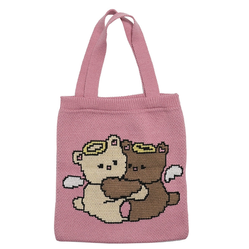 Daytoday_Day_to_Day_Cute_Hug_Angel_Bear_Jacquard_Knit_Handbag_MISSTT