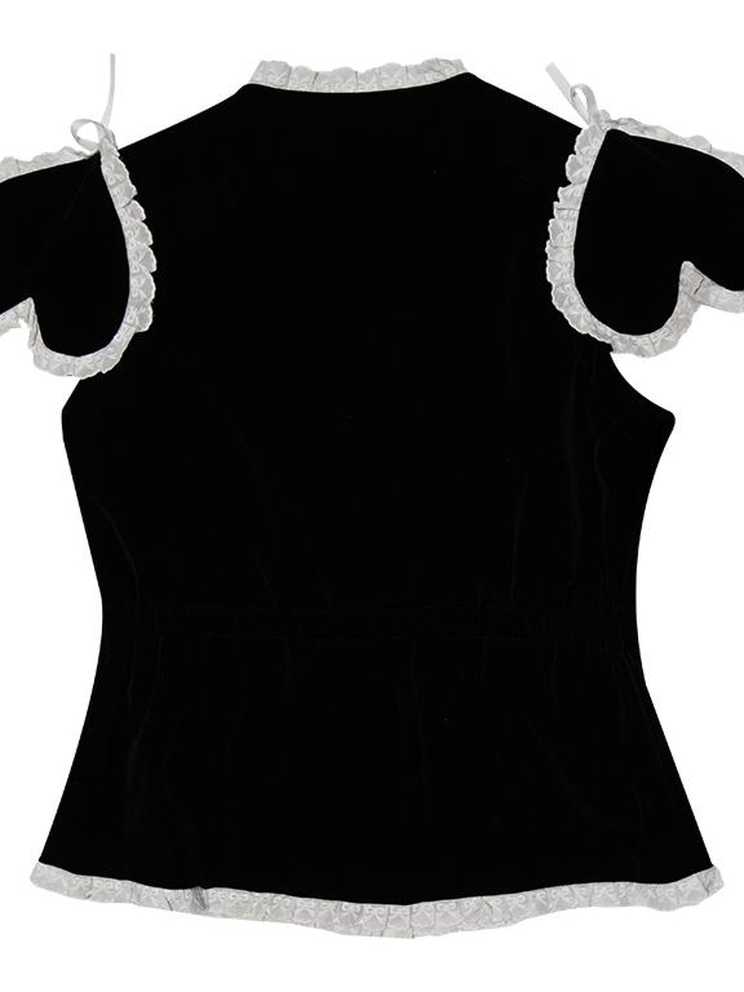 Daytoday Detachable Sleeve Velvet Heart Vest Top