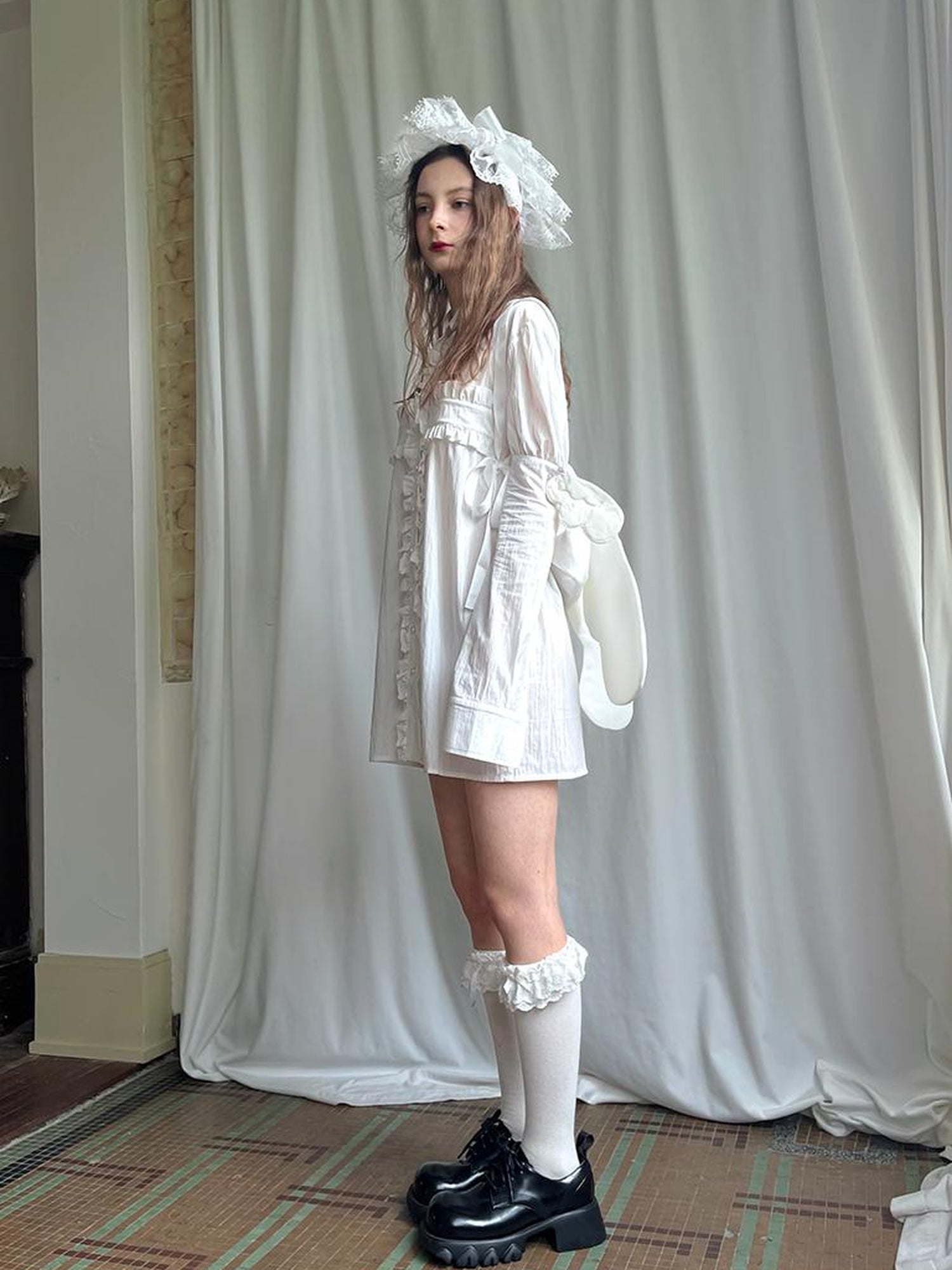 Daytoday Detachable Wing Sleeve Long Cross Shirt