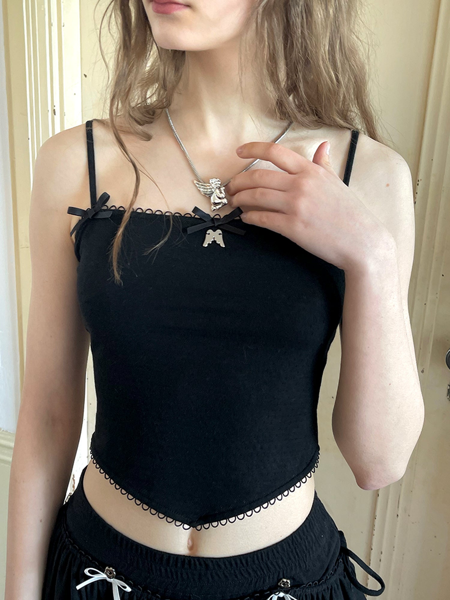 Daytoday Detachable Wings Bear Print Cami Top