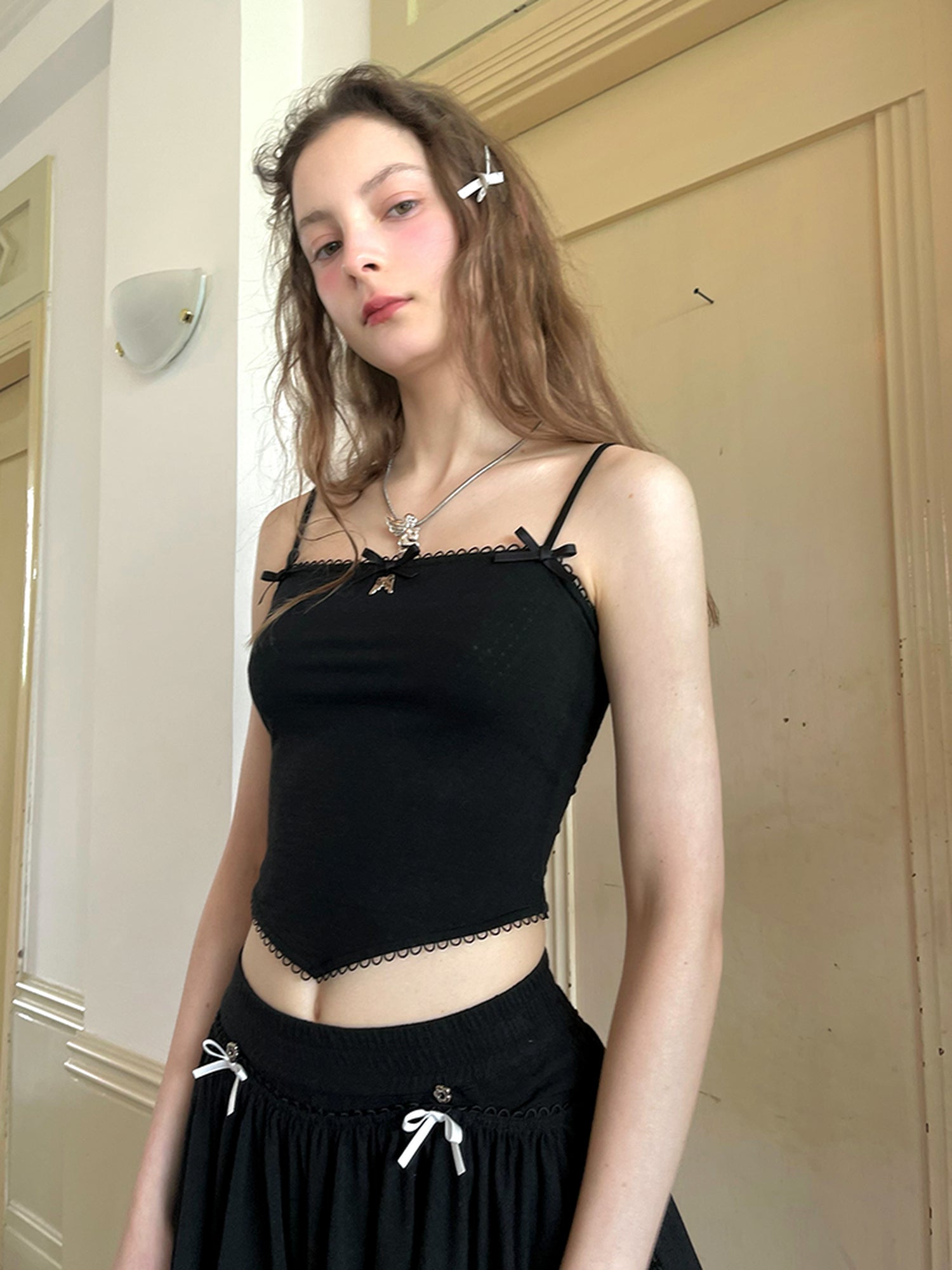 Daytoday Detachable Wings Bear Print Cami Top