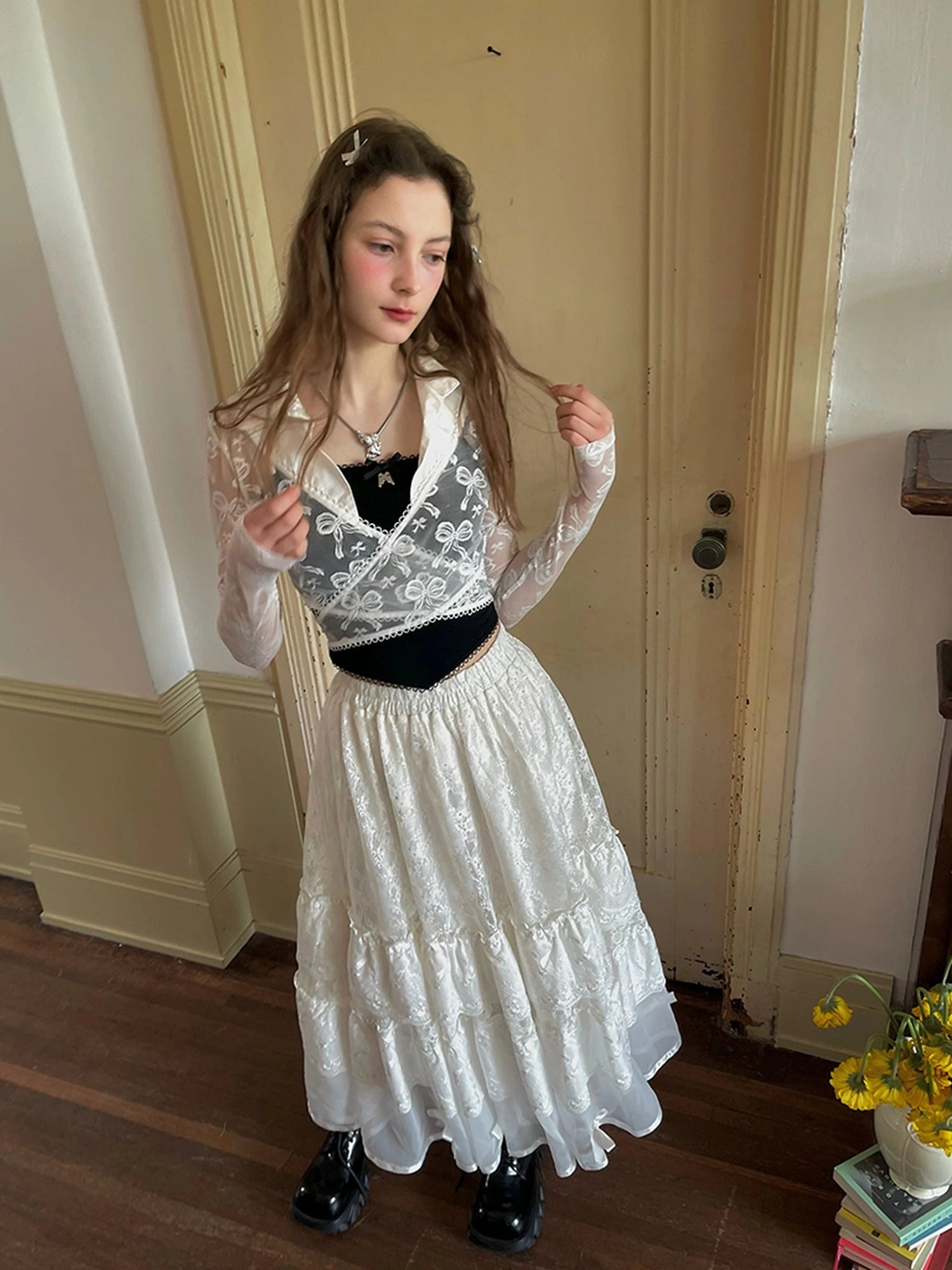 Detachable Wings Bear Print Cami Top