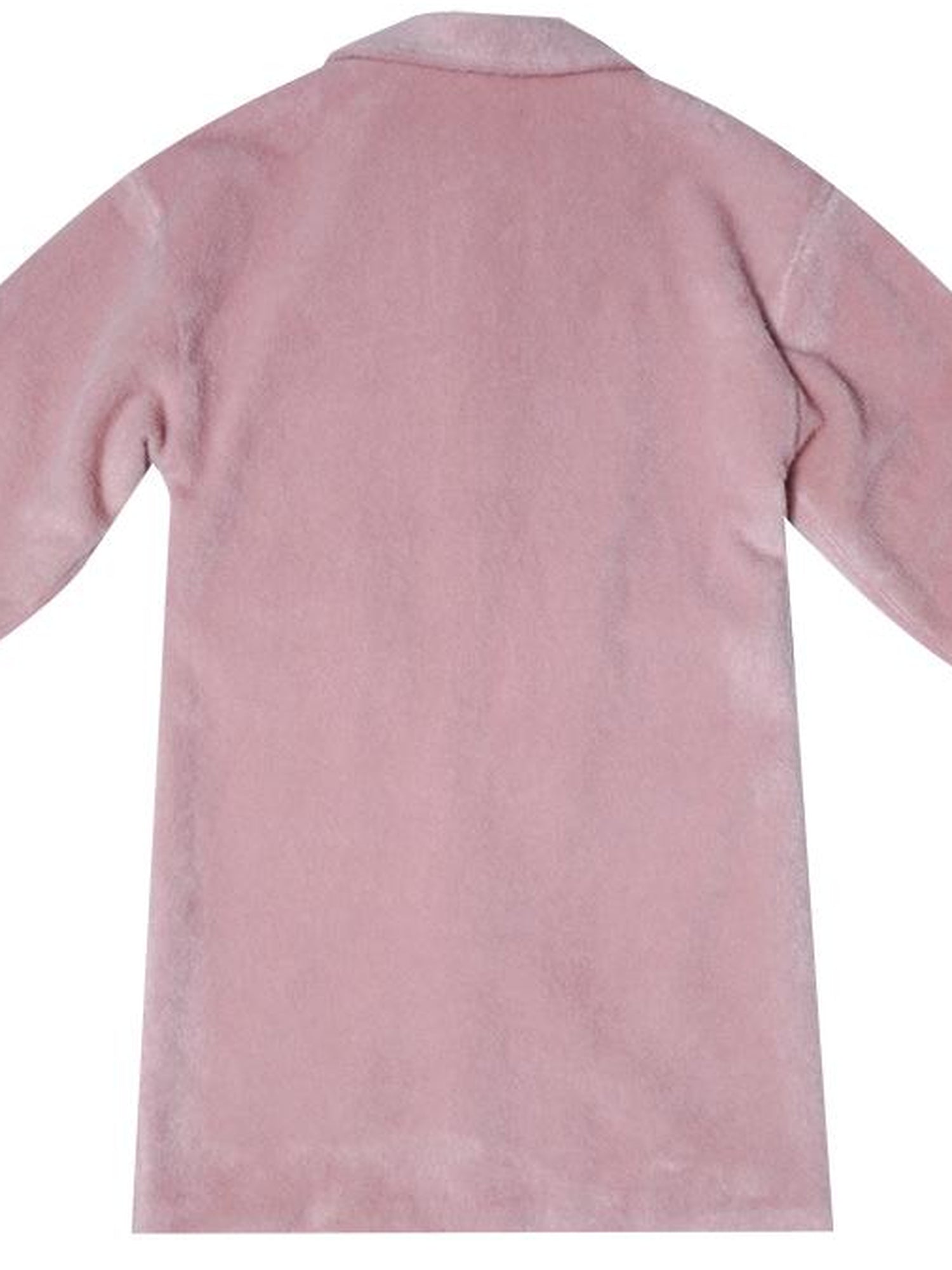 Daytoday Dolly Print Bubble Sleeve Cotton Padded Long Wool Coat