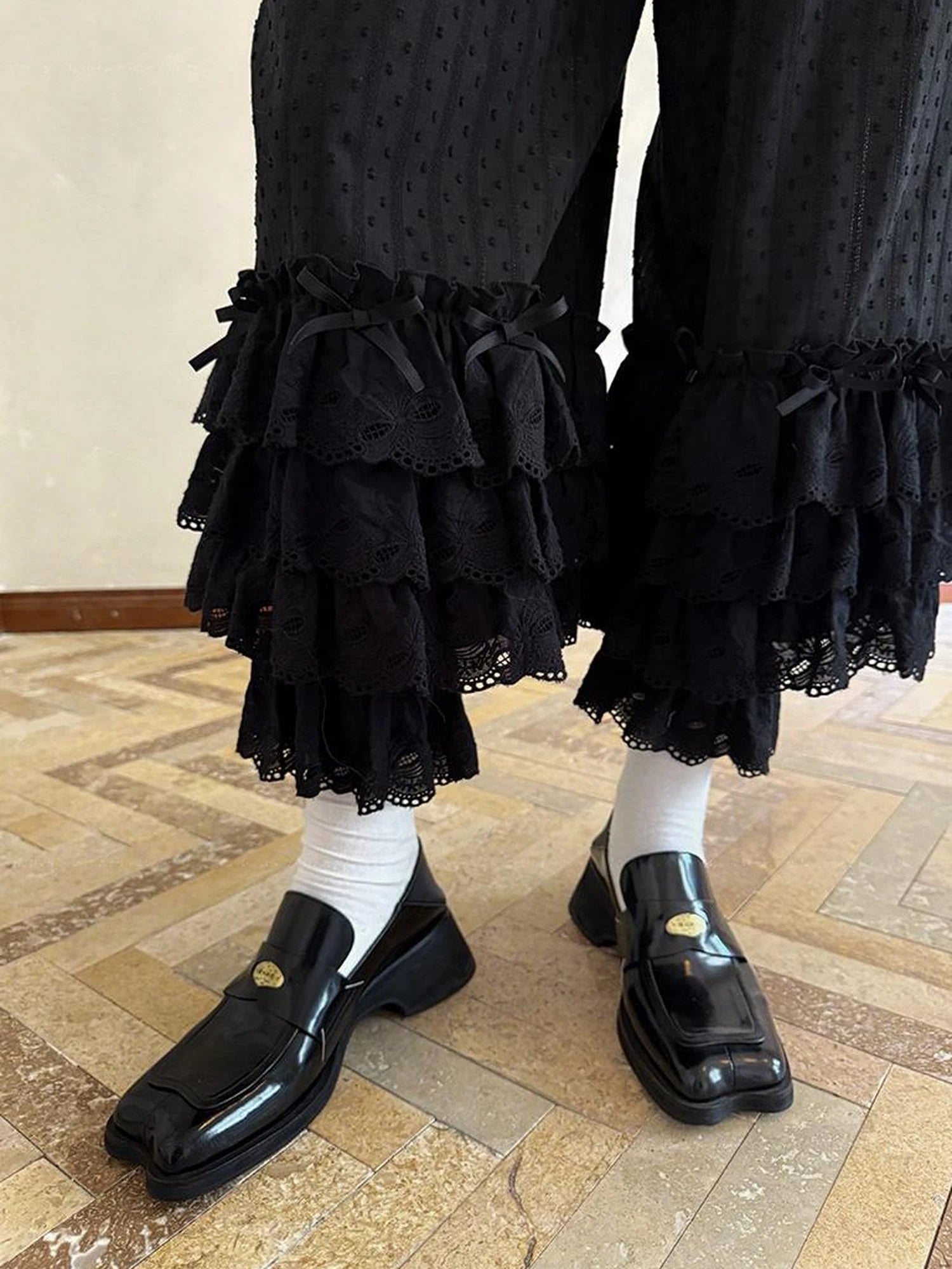 Fairy Tale Bubble Bloomers With Layered Bow