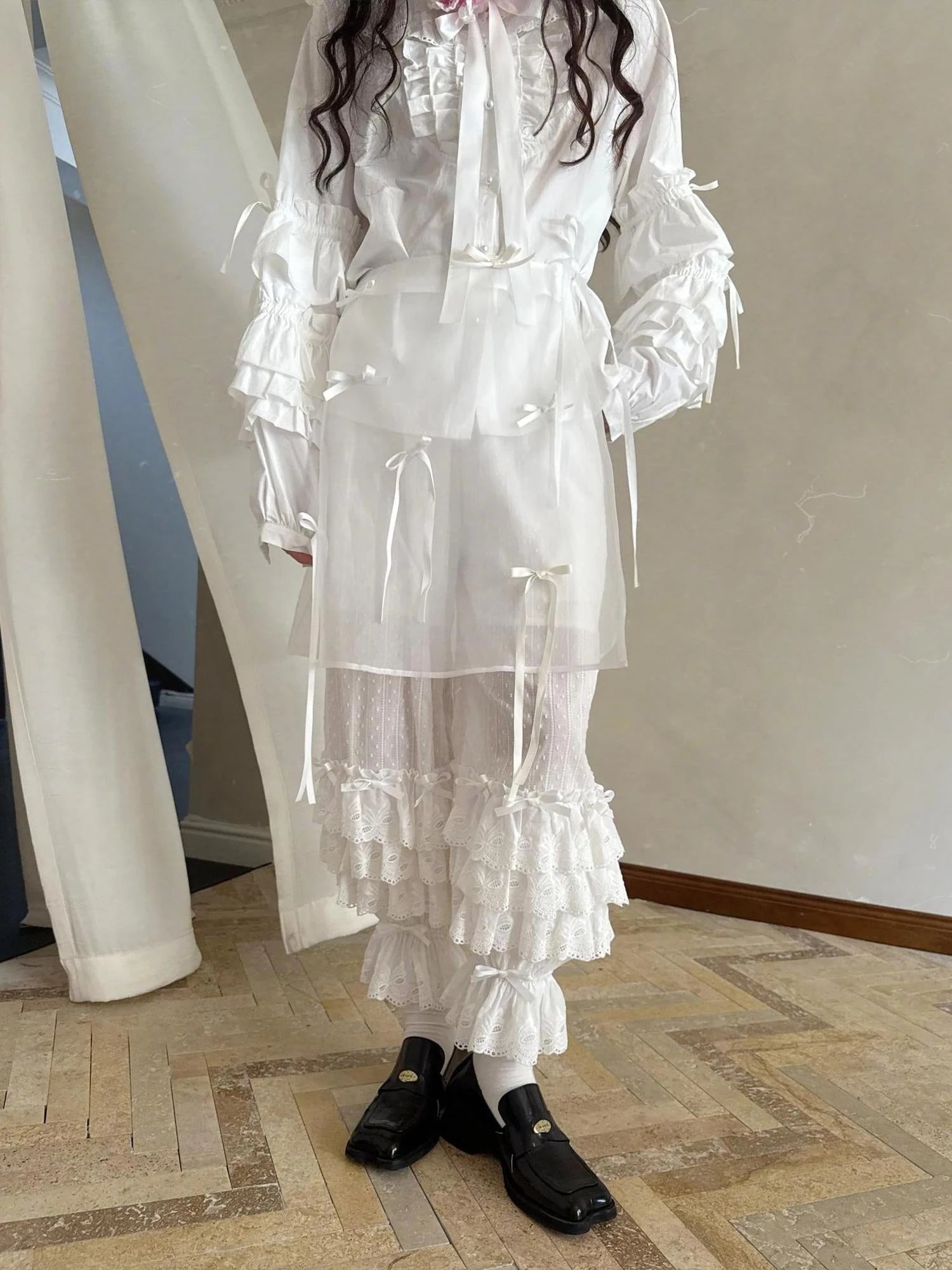 Fairy Tale Bubble Bloomers With Layered Bow