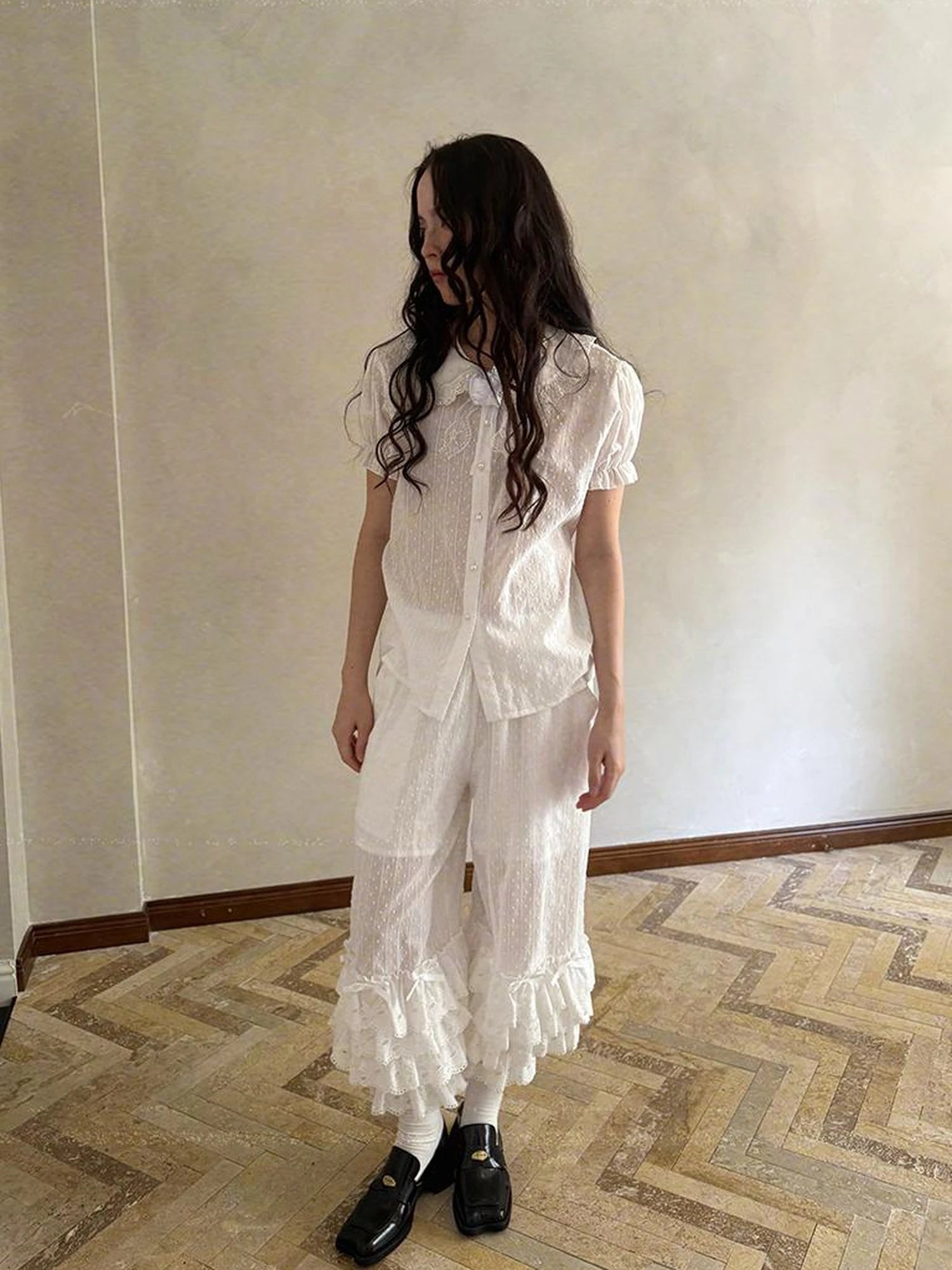 Fairy Tale Bubble Bloomers With Layered Bow