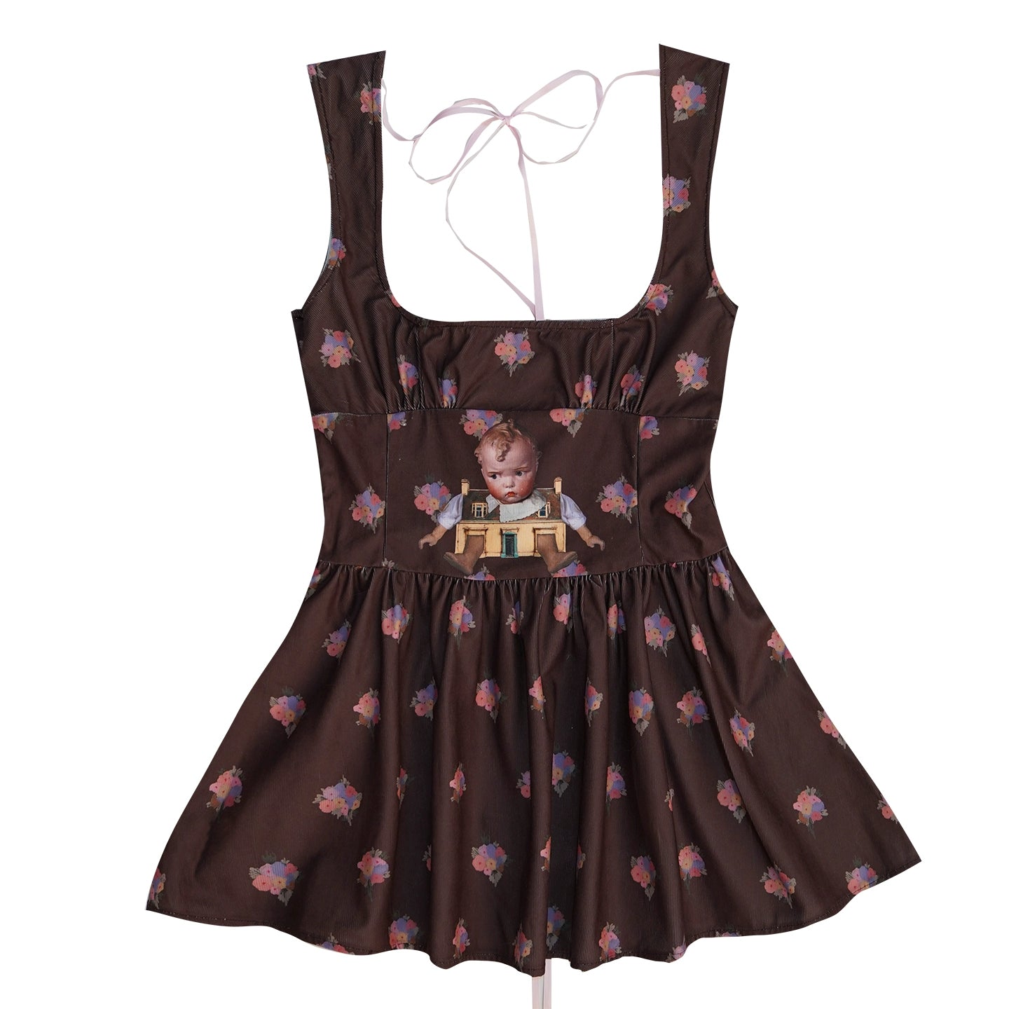 Daytoday_Fairytale_Print_Knit_Jumper_Dress_With_Doll_Illustration_MISSTT