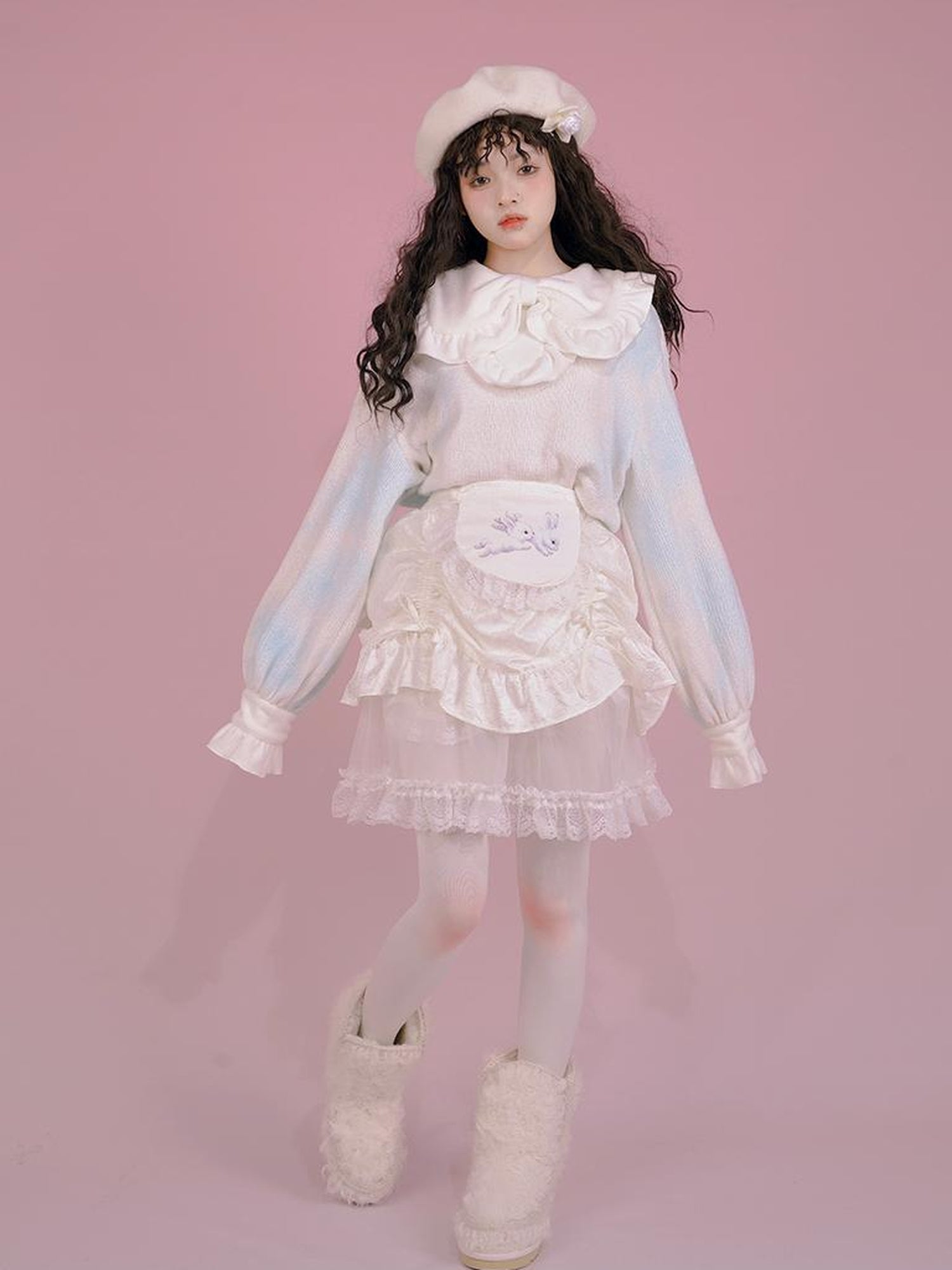 Daytoday Floral Bloom Tulle Layered Mini Skirt Set