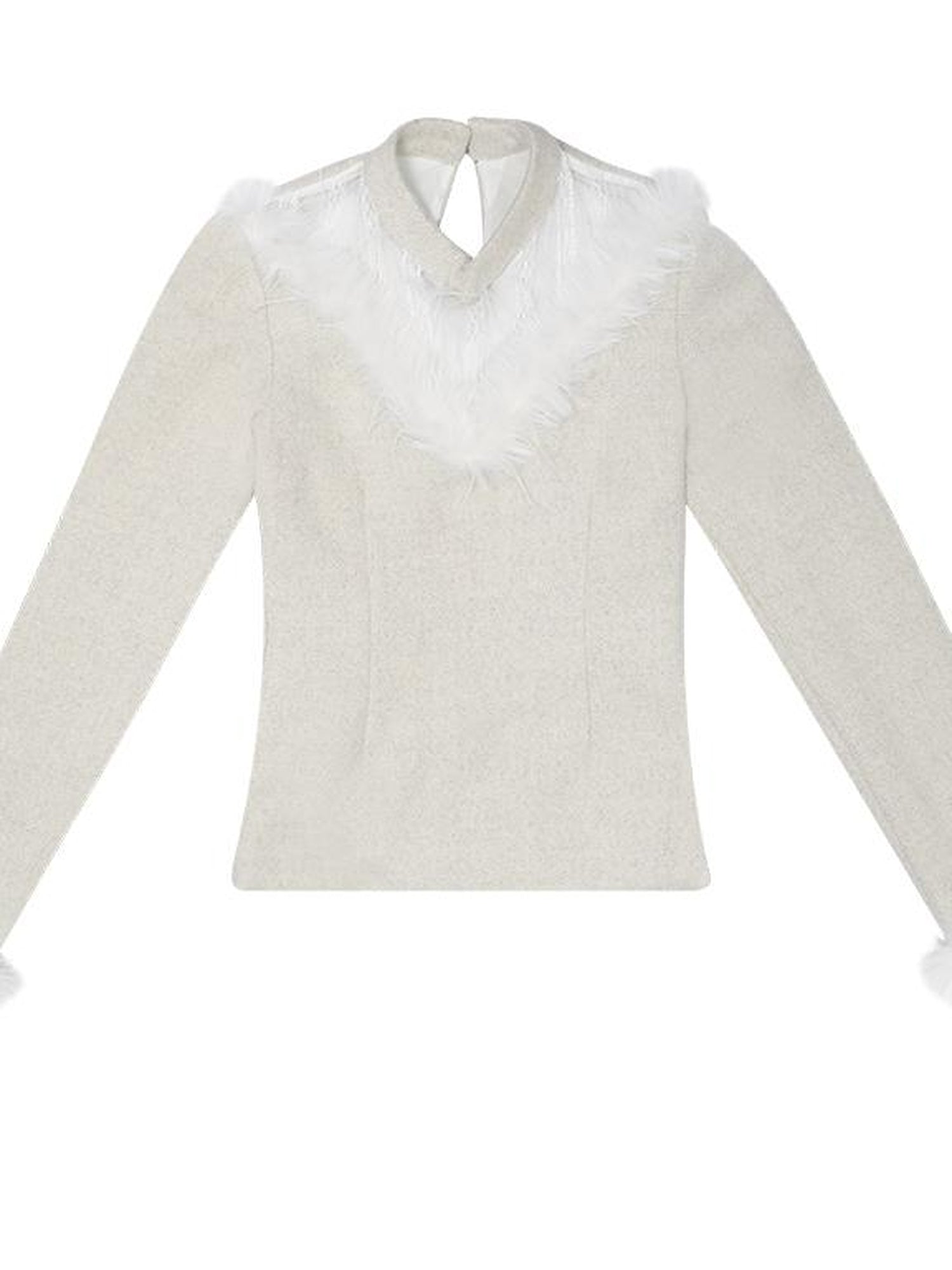 Daytoday Floral Embroidered Lace Qipao Blouse
