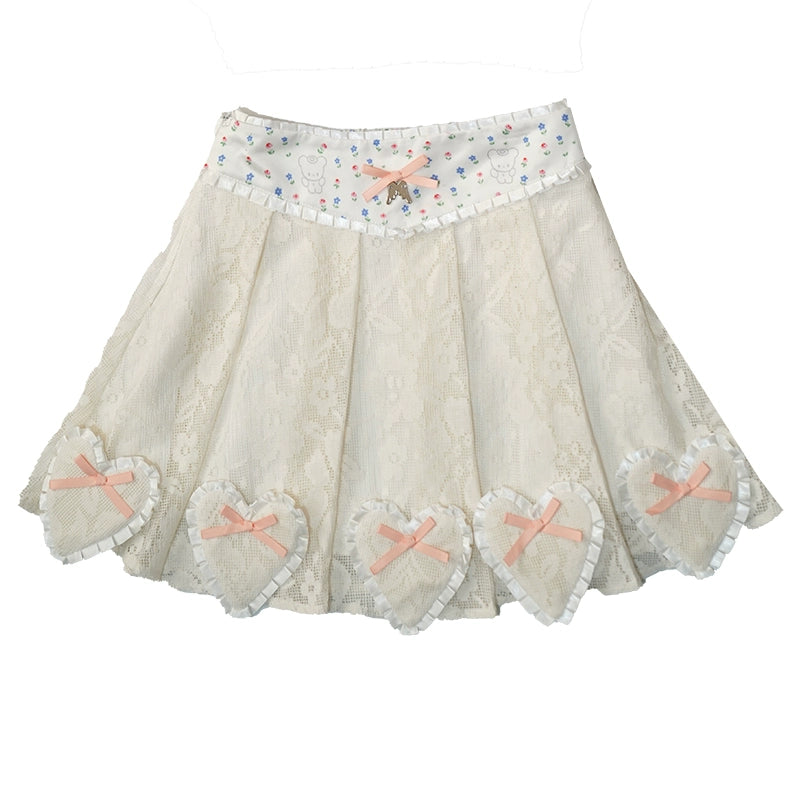 Daytoday_Floral_Lace_Pleated_Mini_Skirt_With_Angel_Tears_Print_MISSTT