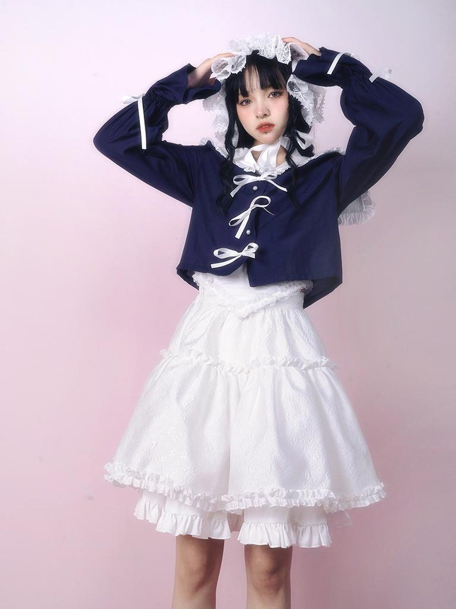 Daytoday Floral Tulle A Line Skirt with Elastic Waist