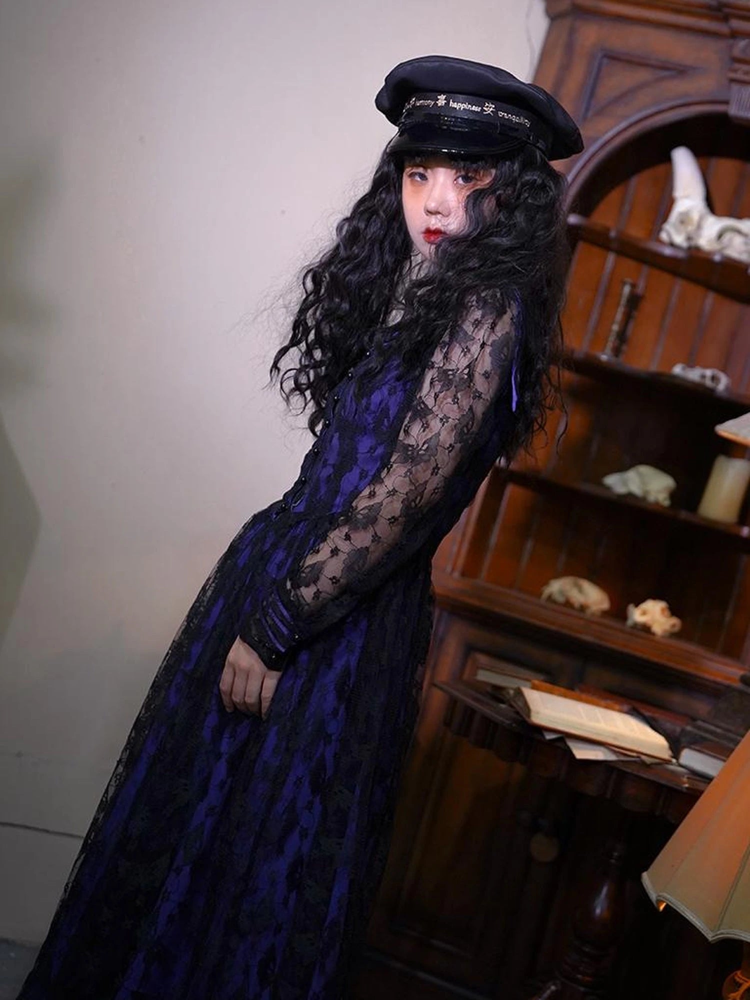 Harmony Embroidered Navy Cap