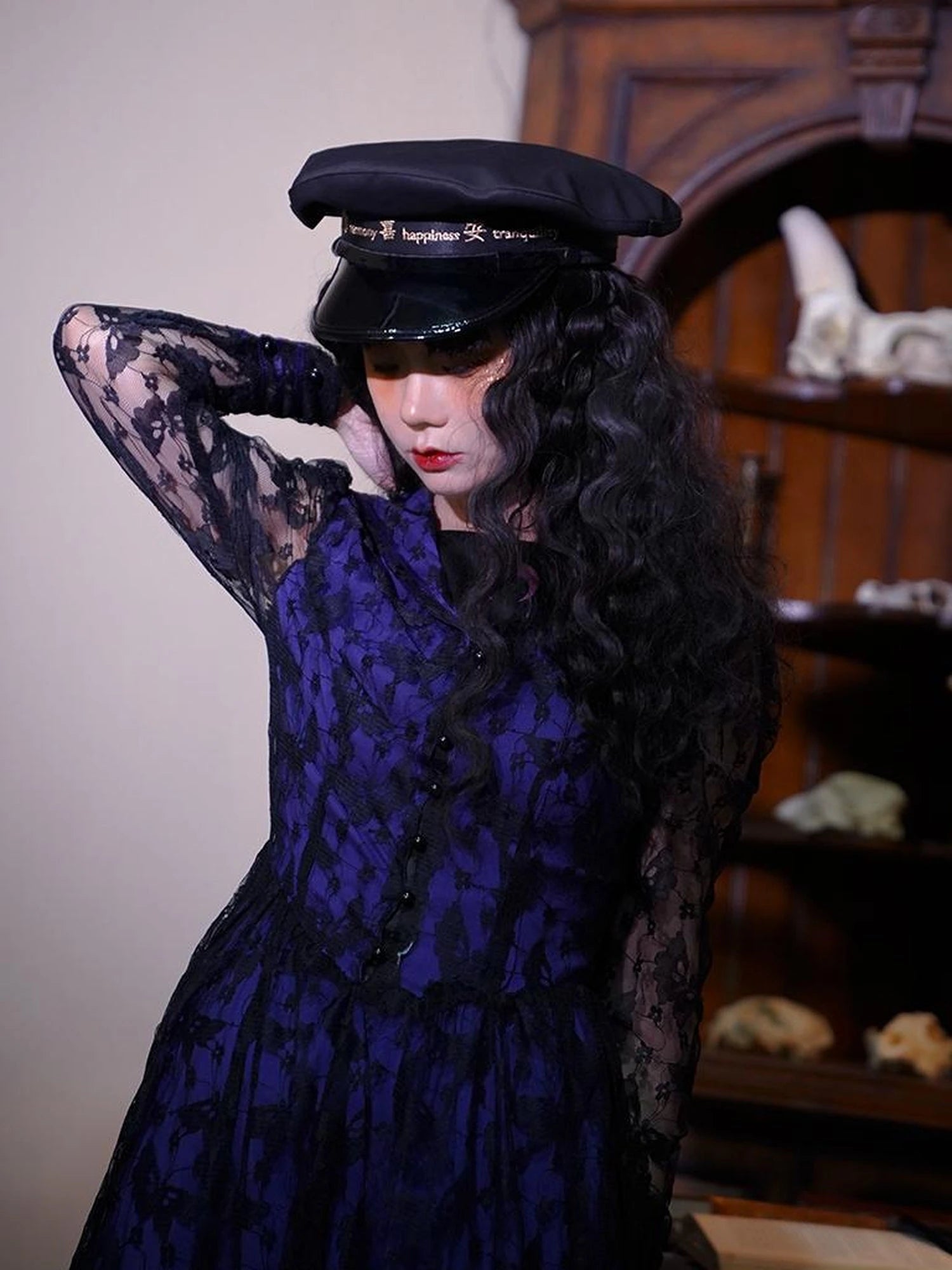 Harmony Embroidered Navy Cap