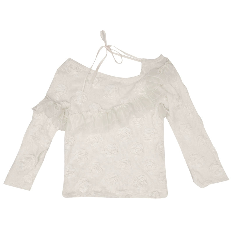 Daytoday_Heavenly_Bloom_Knit_Top_With_3D_Roses_V_Neck_T_Shirt_Long_Sleeve_MISSTT
