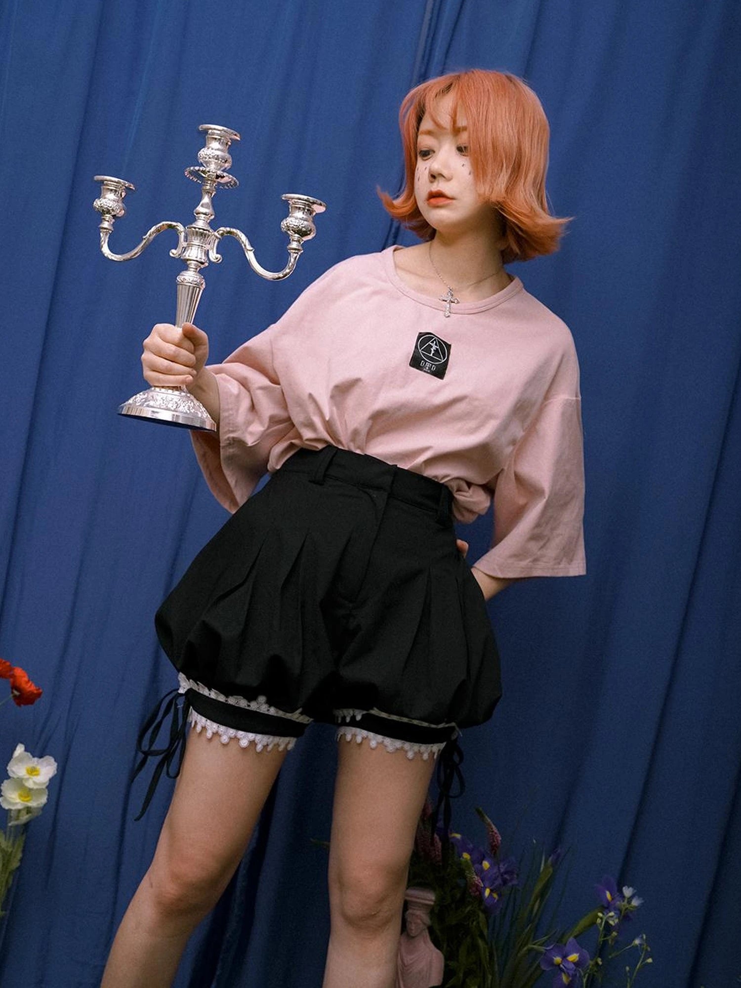 Lace Trim Bubble Shorts Day To Day Alchemy