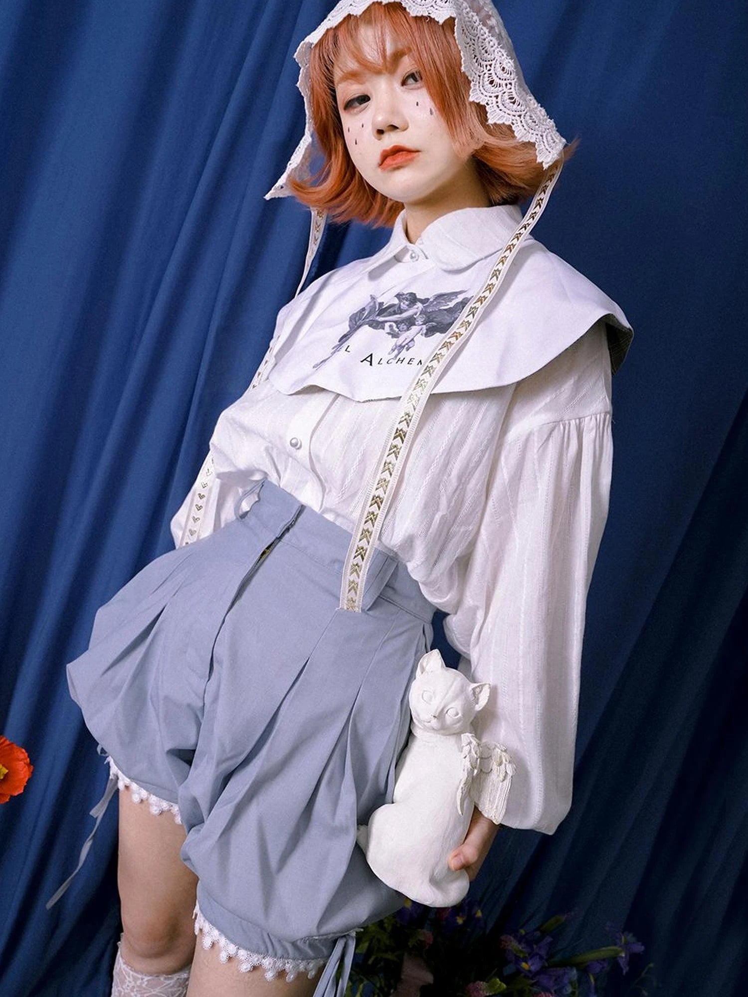 Lace Trim Bubble Shorts Day To Day Alchemy